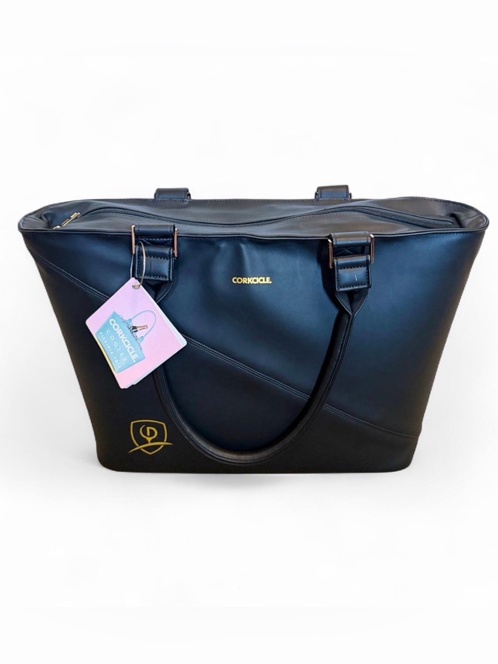 Corkcicle Virginia Tote Cooler Bag - Black with Diamond Resorts Logo